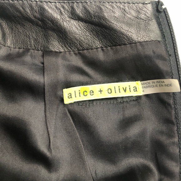 Alice+ Olivia leather skirt - Picture 5 of 8